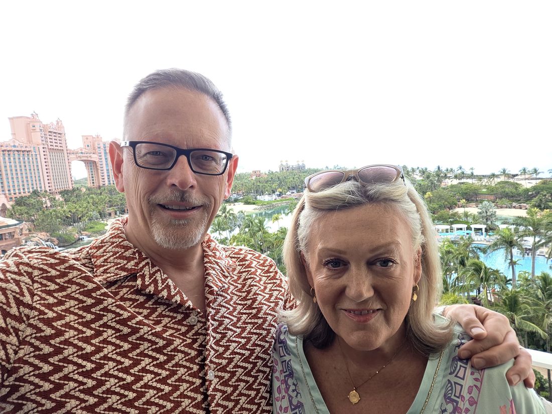 Dale and Victoria in the Bahamas